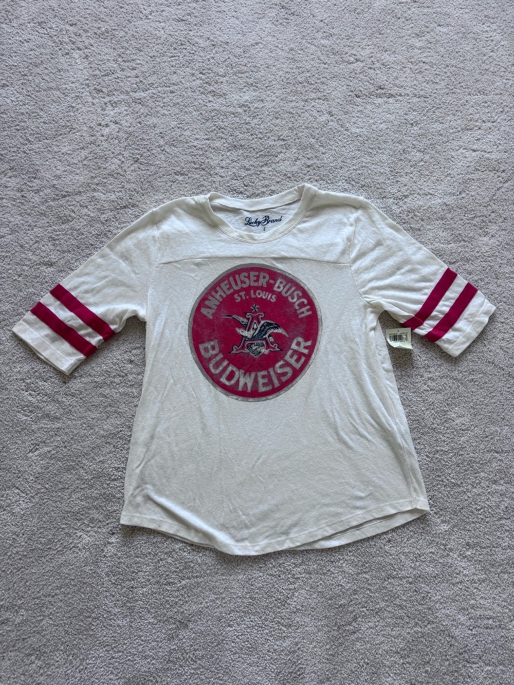 Lucky Brand Budweiser Graphic Tee